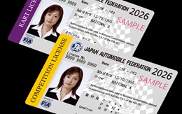 2026年版ライセンス許可証(四輪・カート)見本