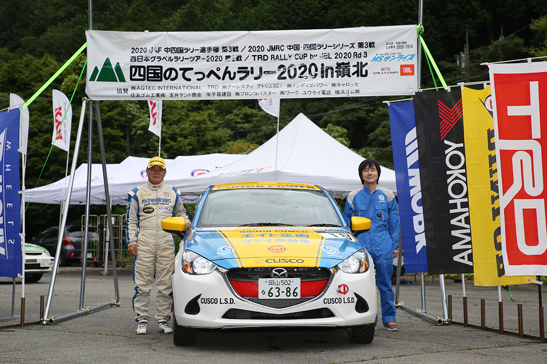 JAF中四国ラリー選手権が開幕。長江修平ランサーが昨年のリベンジ達成