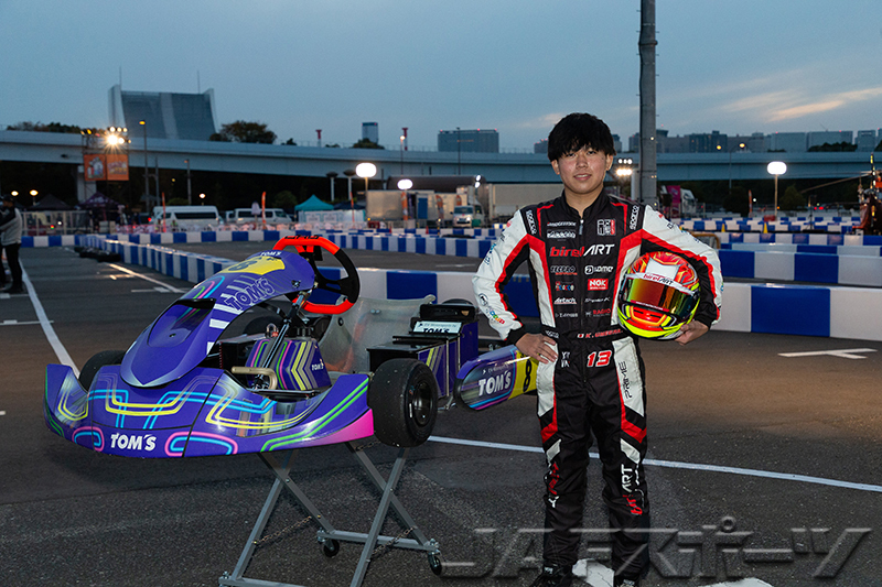 お台場を舞台に開催された全日本カート選手権EV部門第6戦、初代チャンピオンに確定したのは梅垣清選手！ | JAFモータースポーツ
