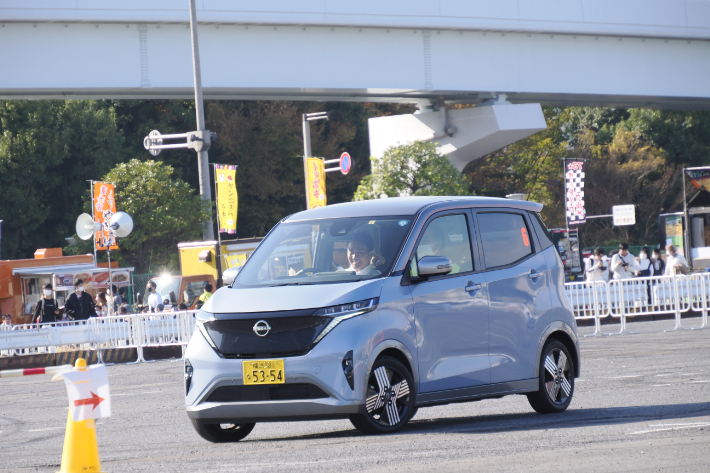 JAF Eco Rally Tokyo Demonstrationの様子